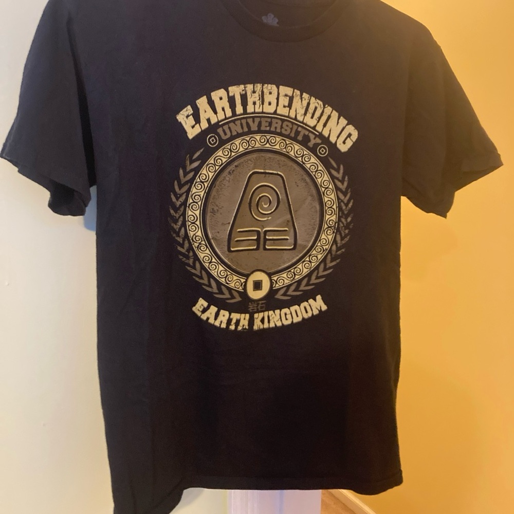 Avatar The Last Airbender Mens T-Shirt - Earthbending University Team Shirt